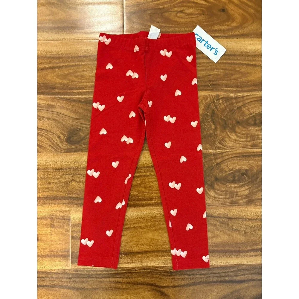 NWT/NWOT Old Navy, Carters, Cat & Jack Leggings Bundle, Navy and Hearts, Size 4T